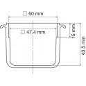 BAC D'ETAMAGE VERSION LONGUE DUREE 50X50MM POUR BAIN FX301B