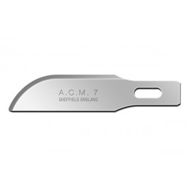 LAMES DE SCALPEL ACM7SM POUR HANDLE1 HANDLE2 ET HANDLE5 PAQUET 5 LAMES