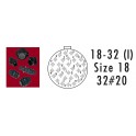 CONNECTEUR RECEPTACLE ROUGE 32 CONTACTS SOCKET AWG 20