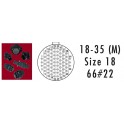 CONNECTEUR RECEPTACLE ROUGE 66 CONTACTS SOCKET AWG 22