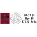 CONNECTEUR RECEPTACLE ROUGE 37 CONTACTS SOCKET AWG 20 ET 2 AWG 16