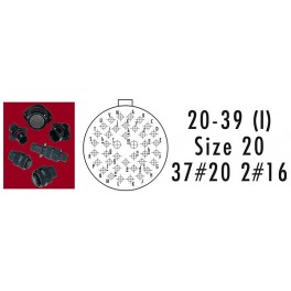 CONNECTEUR RECEPTACLE ROUGE 37 CONTACTS SOCKET AWG 20 ET 2 AWG 16 CONNECTEUR RECEPTACLE ROUGE 37 CONTACTS SOCKET AWG 20 ET 2 AWG 16