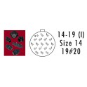 CONNECTEUR PCB ROUGE 19 CONTACTS SOCKET AWG 20