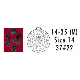 CONNECTEUR PCB ROUGE 37 CONTACTS SOCKET AWG 22 CONNECTEUR PCB ROUGE 37 CONTACTS SOCKET AWG 22