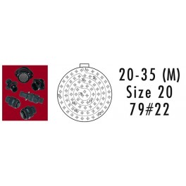 CONNECTEUR PCB ROUGE 79 CONTACTS SOCKET AWG 22 CONNECTEUR PCB ROUGE 79 CONTACTS SOCKET AWG 22