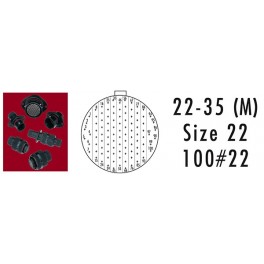 CONNECTEUR PCB ROUGE 100 CONTACTS SOCKET AWG 22 CONNECTEUR PCB ROUGE 100 CONTACTS SOCKET AWG 22