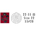 CONNECTEUR PCB ROUGE 55 CONTACTS SOCKET AWG 20