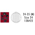 CONNECTEUR PCB ROUGE 128 CONTACTS SOCKET AWG 22