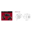 CONNECTEUR FLANGE RECEPTACLE JAUNE 5 CONTACTS SOCKET AWG 23