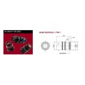 CONNECTEUR INLINE RECEPTACLE JAUNE 5 CONTACTS SOCKET AWG 23