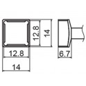 PANNE TYPE QUAD 12.8X12.8 POUR FM203/FX951/FM2027/FM2028