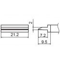 PANNE TYPE SPATULA 21.2 POUR FM203/FX951/FM2027/FM2028