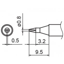 PANNE TYPE D-0.8 POUR FM203/FX951/FM2027/FM2028