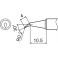 PANNE CONIQUE R0.2 POUR FX888/FX8801/FX8803