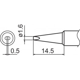 PANNE TOURNEVIS 1.6 POUR FX888/FX8803/FX8802/B3663