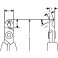 PINCE COUPANTE OBLIQUE A TÊTE COURTE 20° ANTISTATIQUE AVEC CHANFREIN