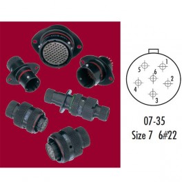 CONNECTEUR INLINE RECEPTACLE ROUGE 6 CONTACTS SOCKET AWG 22 CONNECTEUR INLINE RECEPTACLE ROUGE 6 CONTACTS SOCKET AWG 22