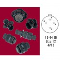 CONNECTEUR PLUG ROUGE 4 CONTACTS PIN AWG 16