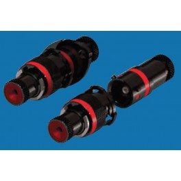 CONNECTEUR PLUG ROUGE 1 CONTACT SOCKET CABLE RG316