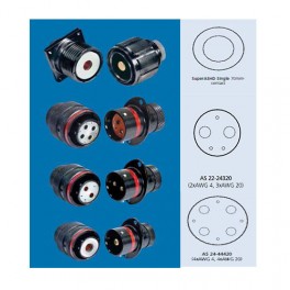 CONNECTEUR INLINE RECEPTACLE ORANGE 1 CONTACT PIN AWG 4 ET 4 AWG 20 CONNECTEUR INLINE RECEPTACLE ORANGE 1 CONTACT PIN AWG 4 ET 4 AWG 20