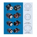 CONNECTEUR PLUG ROUGE 1 CONTACT SOCKET 70MM²