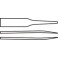 BRUCELLE EN PLASTIQUE 115MM BOUTS PLATS ET RONDS