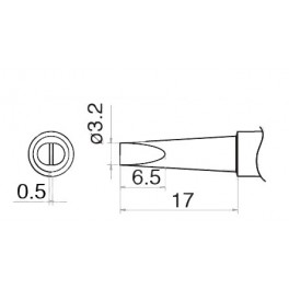 PANNE DE RECHANGE TYPE D32 POUR FER FX650