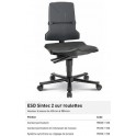 CHAISE ESD SINTEC 2 SUR ROULETTES SYSTEME SYNCHRONE AVEC REGLAGE DE TENSION